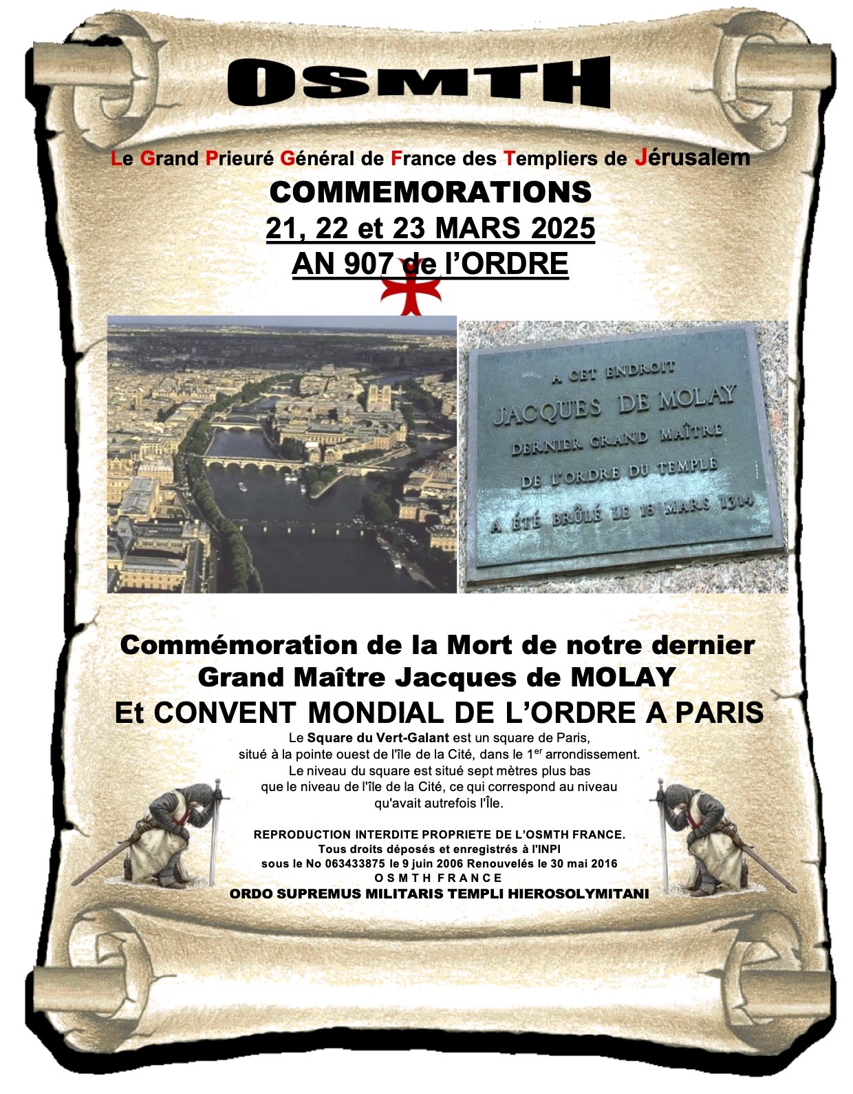 OSMTH FRANCE 2025 COMMEMORATIONS